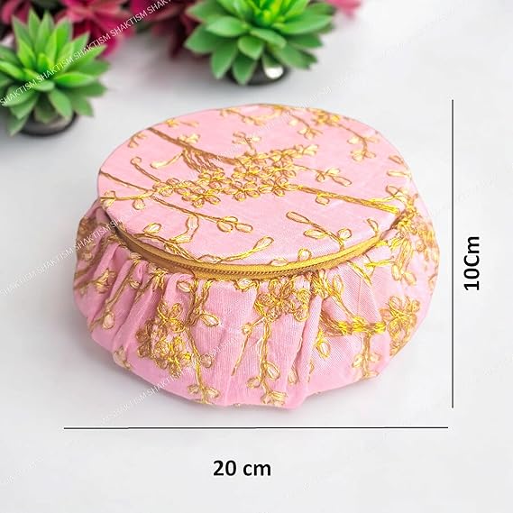 Embroidered Bangle Box Matka