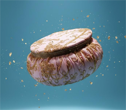 Embroidered Bangle Box Matka